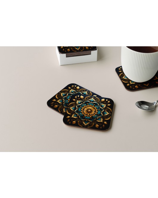 Dekoratif Bardak Altlığı Yogo Pozları 59