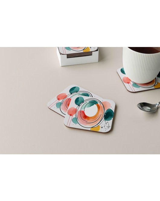 Dekoratif Bardak Altlığı Circle Design 410
