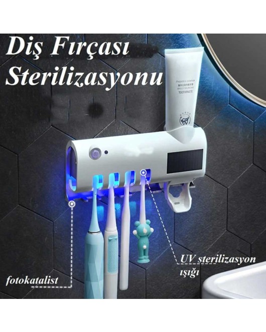 Diş Fırçası Sterilizatörü - Diş Macunu Tutucu FV568